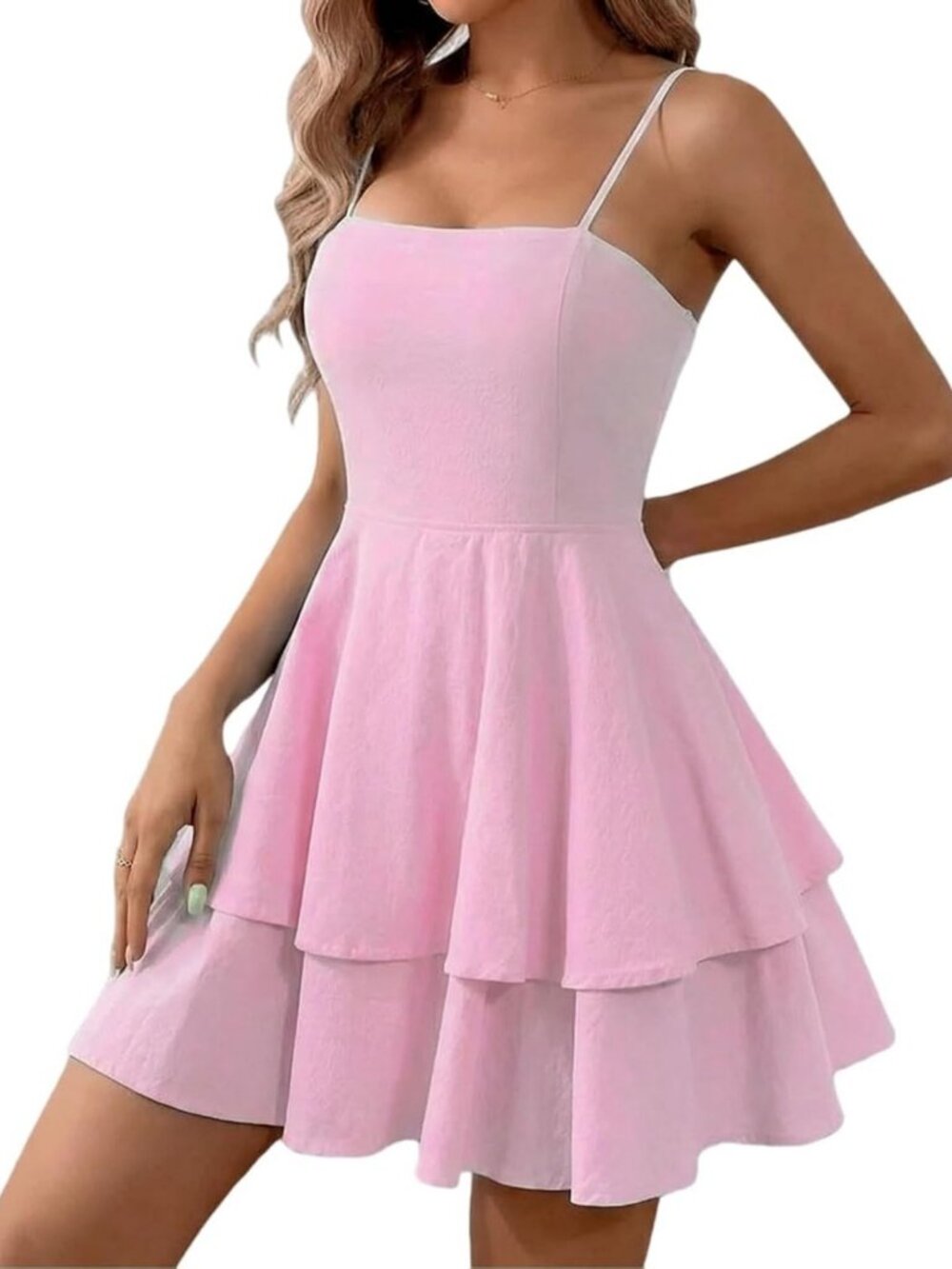 Chic Backless Bow Tie Mini Dress | Spaghetti Strap Sexy Club Party Outfit